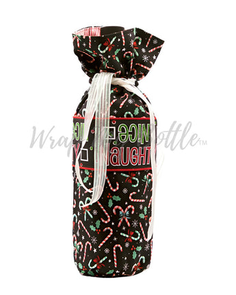 Naughty or Nice Ribbon on Candy Canes