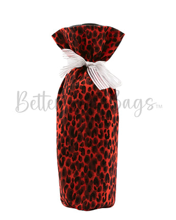 Red and Black Cheetah Print