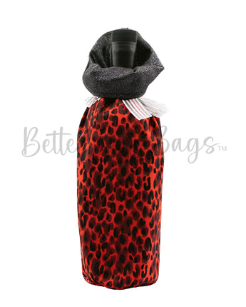 Red and Black Cheetah Print