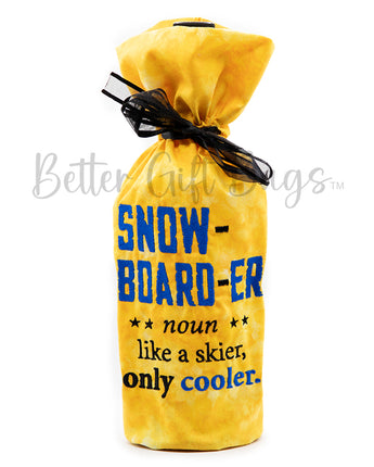 Snow-board-er (Noun)