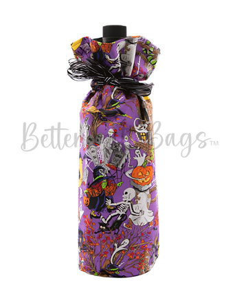 Halloween Decorations on Purple