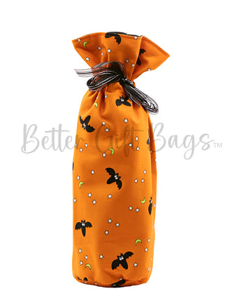 Bats and Stars on Orange