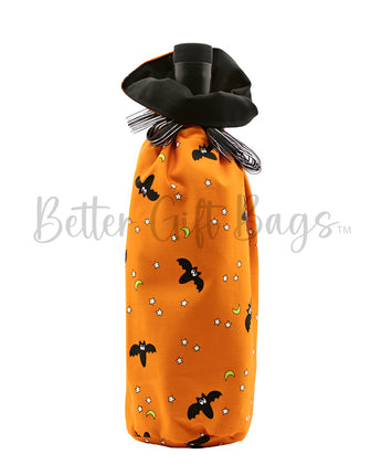 Bats and Stars on Orange